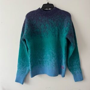 NWT Madhappy Fuzzy Knits Gradient Knit Crewneck